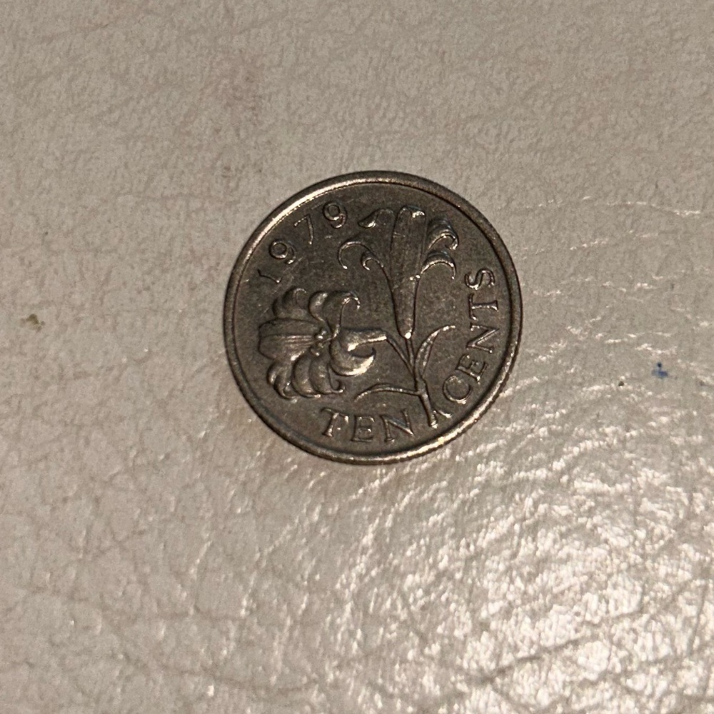 1979 Ten Cents Coin Bermuda